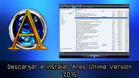 ares descargar gratis|Descargar Ares 3.1.7 para Windows